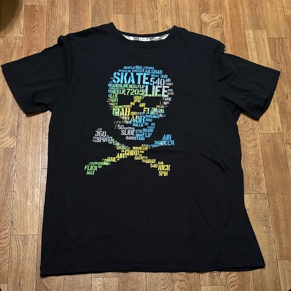 Mossimo Supply Co. Other - Mossimo Supply Co. Black Tee with Blue and Yellow Graphic (AB2)